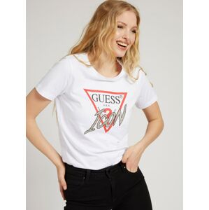 Guess dámské bílé tričko - M (G011)